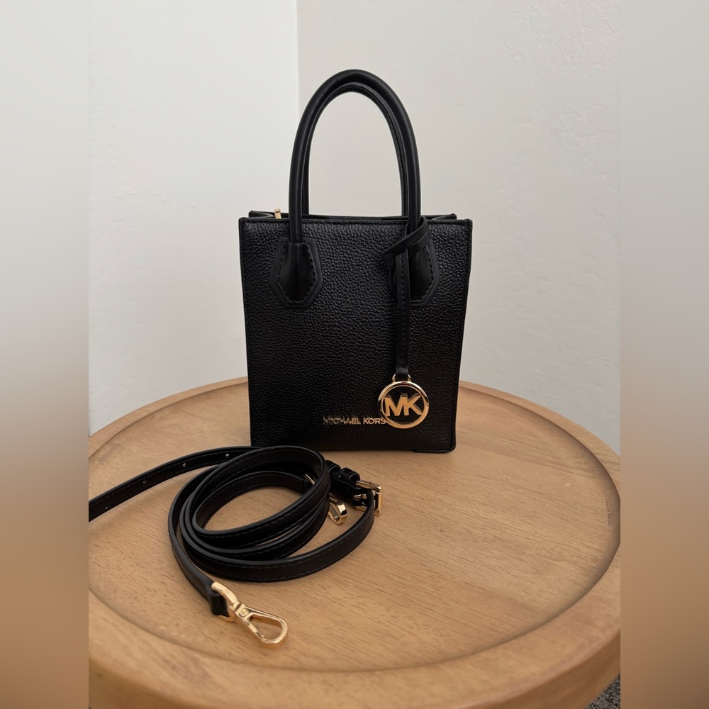 Michael Kors Extra-Small Pebbled Leather Crossbody Bag